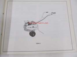 Honda Tiller F300 Parts catalogue 1 -varaosaluettelo