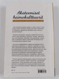 Akateemiset heimokulttuurit ja noviisien sosialisaatio
