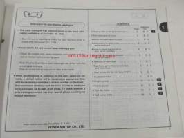 Honda Power Carrier HP500H, K1 Parts catalogue 3  -varaosaluettelo