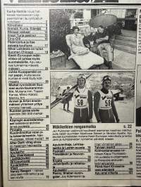 Apu 1981 nr 3, Karita Mattila, Jukka Kuoppamäki, Anne Pohtamo, Keski-Euroopan mäkiviikko, Euroviisukarsinnat