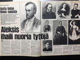 Apu 1981 nro 12, Johanna Raunio, Lady Diana, Aleksis Kivi, Marina Degerlund, Tie Tamminen, Veikko Vainikainen