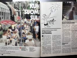 Apu 1982 nro 33, Riki Sorsa, Lasse Viren, Heikki Hietamies, Gunnar Korhonen, Suomen hellekesä