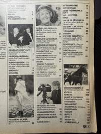 Apu 1982 nro 44, Merja Varvikko, Mauno Koivisto, Johannes Virolainen, Urho Kekkonen, Vigdís Finnbogadóttir, Videoextra