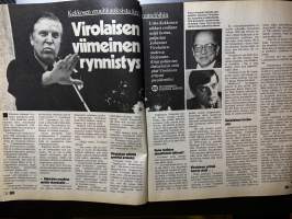 Apu 1982 nro 44, Merja Varvikko, Mauno Koivisto, Johannes Virolainen, Urho Kekkonen, Vigdís Finnbogadóttir, Videoextra