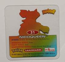 Pokemon Edibas Lamincards #31 Nidoqueen (English/2006)