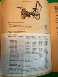 Maanviljeyskauppa Oy Hinnasto 1954