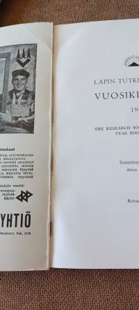 Lapin tutkimusseura - Vuosikirja VIII 1967