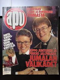 Apu 1992 nro 6, Seppo Juntunen ja Pirkko Jalovaara, Anita Kirvesniemi