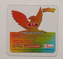 Edibas Pokemon lamincard 17 Pidgeotto