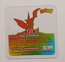 Edibas Pokémon Lamincard #123 Scyther