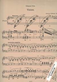 Vision - Tonbild för piano Op. 5