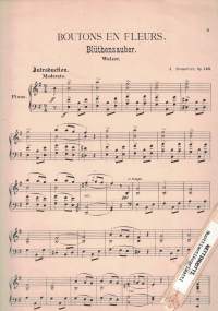 Boutons en fleurs = Blüthenzauber, Valse Op. 149