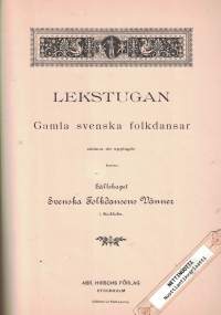 Lekstugan - Gamla svenska folkdansar för piano