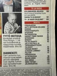 Apu 1992 nro 16, Teemu Selänne, prinsessa Diana, Marja-Leena Aho, Gaza