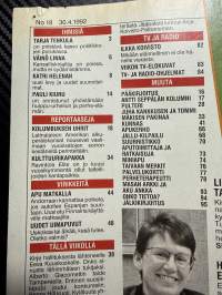 Apu 1992 nro 18, Katri Helena, Rauli Virtanen, Tarja Tenhula, kesän uimapuvut