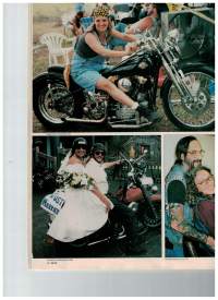 Biker N:o 174, septenber 1999. Moottori pyörä väen tapahtumia, muuten vain suurella joukolla ajelua ym. kokoontumisia. Tietoa sekä pyöristä että varusteista.