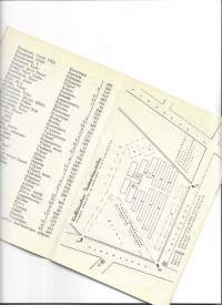 Sankarivainajain hautaustilaisuuden ohjelma – Lappeenrannassa 19. V. 1940. Kannaksn sankarihaudat Lappeenrannassa  22 sivua
