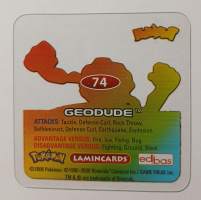 2005 Edibas Nintendo Pokemon Lamincards #74 Geodude