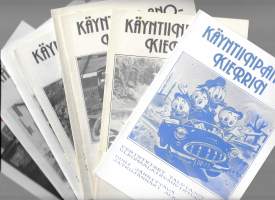 Käyntiinpanokierrin 1987 nr 2,3,4,5,6,7,8 ja 9  yht 8 lehteä