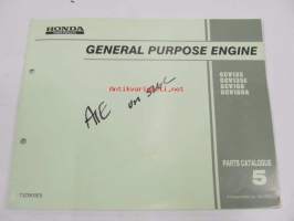Honda General purpose engine GCV135, GCV135E, GC160, GCV160A Parts catalogue 5 -varaosaluettelo