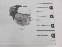 Honda General purpose engine GX200, GX200 (Propane engine) Parts catalogue 5 -varaosaluettelo