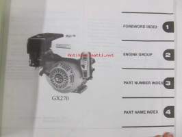 Honda General purpose engine GX270, GX270 (Propane engine) Parts catalogue 8 -varaosaluettelo