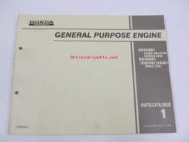 Honda General purpose engine GX160K1 (GC02-867/910) (GC02B-100),  GX160K1 (Propane engine) (GDAA-201) Parts catalogue 1 -varaosaluettelo