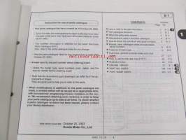 Honda General purpose engine GX160K1 (GC02-867/910) (GC02B-100),  GX160K1 (Propane engine) (GDAA-201) Parts catalogue 1 -varaosaluettelo