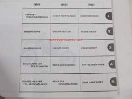 Honda Motorbike CR80Ry, CR80RBy  Parts catalogue 1 -varaosaluettelo