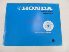 Honda Water pump WA20K1 Parts catalogue 6 -varaosaluettelo