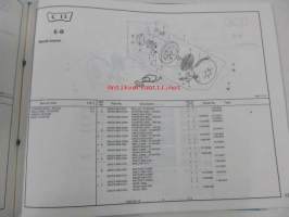 Honda Water pump WA20K1 Parts catalogue 6 -varaosaluettelo