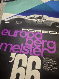 Porsche  europa bergmeister 66 juliste. 10,66