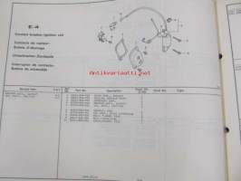 Honda Water pump WA10, WA15 Parts catalogue 1 -varaosaluettelo