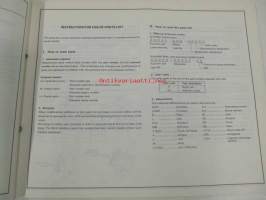 Honda Water pump WA30 Parts list 4 -varaosaluettelo