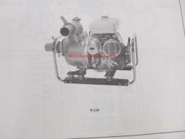 Honda Water pump WA30 Parts list 4 -varaosaluettelo