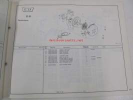 Honda Water pump WA30 Parts list 4 -varaosaluettelo