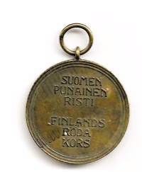 Suomen Punaisen Ristin pronssinen ansiomitali ilman nauhaa