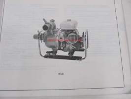 Honda Water pump WA30 Parts catalogue 5 -varaosaluettelo