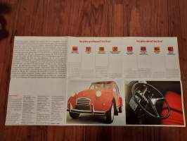 Citroën 2CV 1972 -myyntiesite / sales brochure