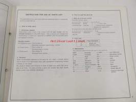 Honda Water pump WA30 Parts list 2 -varaosaluettelo
