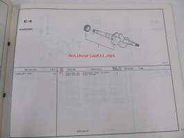 Honda Water pump WA30 Parts list 2 -varaosaluettelo