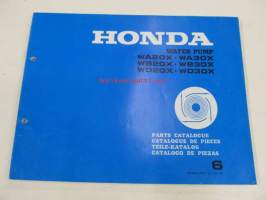Honda Water pump WA20X, WA30X, WB20X, WB30X, WD20X, WD30X Parts catalogue 6 -varaosaluettelo