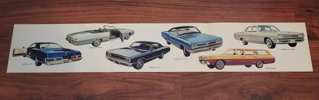 Dodge 1969 -mallikuvasto/myyntiesite
