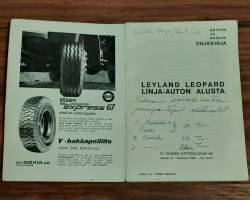 Leyland Leopard Linja-auto alusta ohjekirja / käyttöohjekirja