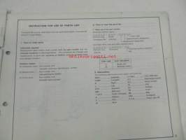 Honda Water pump WA20 Parts list 2 -varaosaluettelo