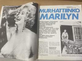 Viikkosanomat 1972 nr 39, Marilyn Monroe kuolema taas esillä, Payton Place, Kummisetä elokuva