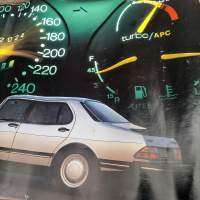 SAAB 900 Turbo  1985 Juliste