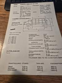 Sisu kontio LV- 131 cvt myyntiesite.