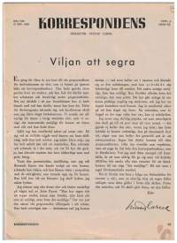 Korresponders. Maaliskuu 1938. 28 sivua hyviä paikkakunta valokuvia.  Jopa pitkä kirjoitus liittyen kuviin : MOTIV OCH  KAMERA. Intiassakin on käyty,