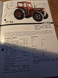 Zetor  4712, 5711, 6711, 6745 ja 8011 myyntiesite